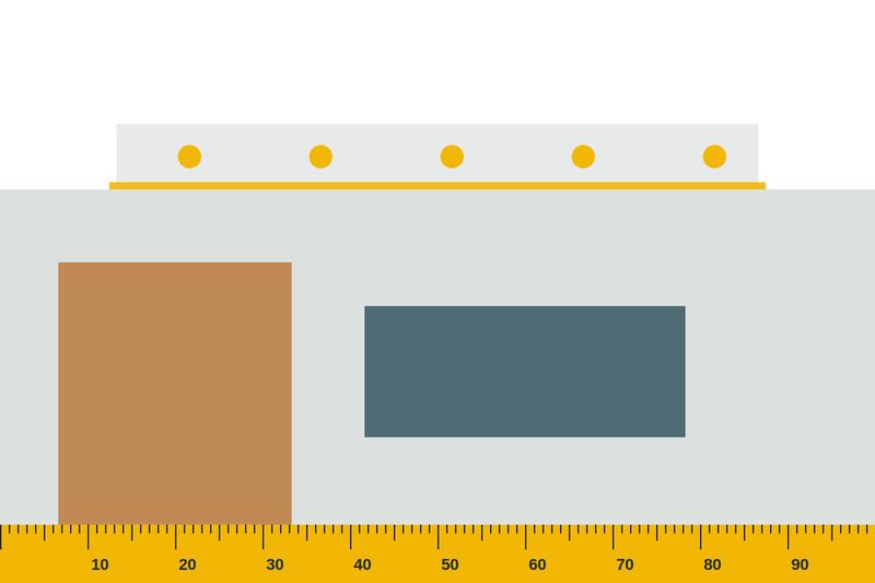 Illustration of POP false ceiling with cove lights – pop & false ceiling in Dwarka, New Delhi
