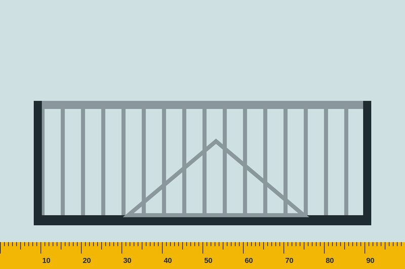Illustration of steel railing and fabrication work – steel fabrication in Dwarka, New Delhi
